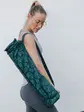 Сумка-чохол для йоги Asana Bag Cotton Bodhi Leaves Maharaja Collection Bodhi 70 см темно-зелений
