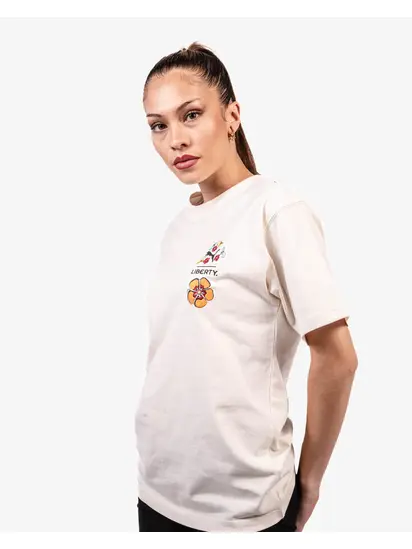 Футболка PUMA X LIBERTY Graphic Tee, молочний