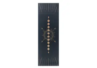 Килимок для йоги Bodhi Leela Lunalign - Фази Місяця Midnight Blue 183x60x0.45 см