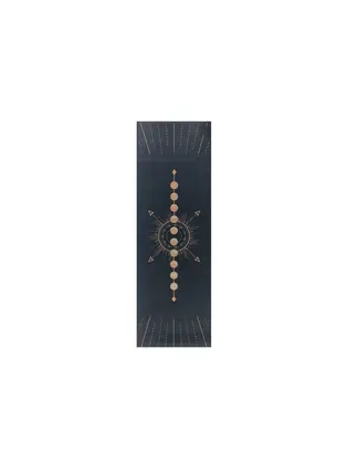Килимок для йоги Bodhi Leela Lunalign - Фази Місяця Midnight Blue 183x60x0.45 см