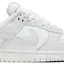 Кросівки Nike W DUNK LOW, білий з сірим