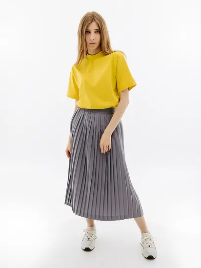 Спідниця Puma YONA SUNP Plissee Skirt, сірий