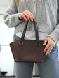 Жіноча сумочка «Кора» шоколадна
