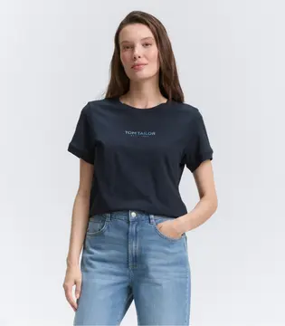 Футболка T-Shirt Tom Tailor L Темно-синій