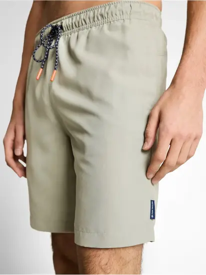 Шорти для плавання swim shorts with drawstring Tom Tailor S Хакі
