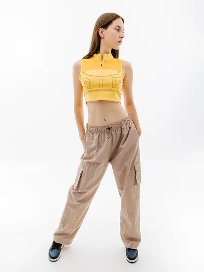Штани Nike W NSW ESSNTL WVN HR PNT CARGO, бежевий