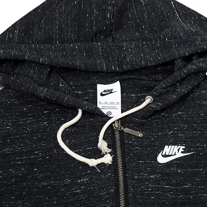 Кофта Nike W NSW GYM VNTG EASY FZ HOODIE, чорний