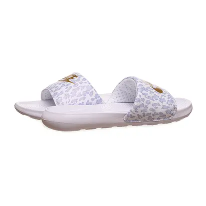 Шльопанці Nike VICTORI ONE SLIDE PRINT, білий з золотим