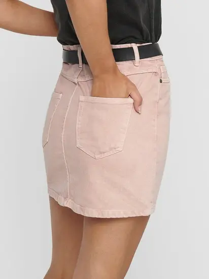 Спідниця ONLROSE A-SHAPE COLOR SKIRT PNT 15204340 Rose Smoke ONLY Розовий