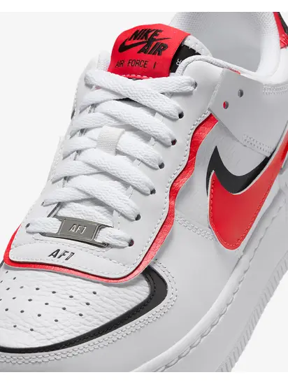 Кросівки Nike W AF1 SHADOW, білий з червоним