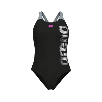 Купальник комплект Arena AIRBRUSH GRAPHIC SWIMSUIT V BA, чорний