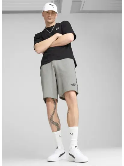 Шорти спортивні ESS TAPE Shorts Puma L Сірий