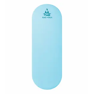 Килимок для йоги з каучуку Vimal Oval Sky Blue RAO 185×68×0.4 см