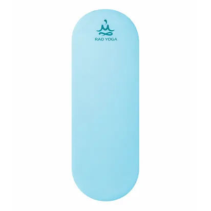 Килимок для йоги з каучуку Vimal Oval Sky Blue RAO 185×68×0.4 см