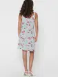 Сукня ONLKARMEN S/L SHORT DRESS AOP WVN NOOS 15157655 Cashmere Blue-ROSE FLOWERS ONLY Блакитний