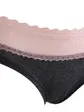 Труси Manoukian SHORTY-X2 -FEMME темно-сірий, рожевий L