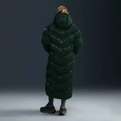 Куртка Nike W NSW TF OS SHN SNFL WNPFR PKA, темно-зелений