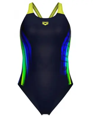Купальник комплект Arena BREATH SWIMSUIT V BACK LB, синій