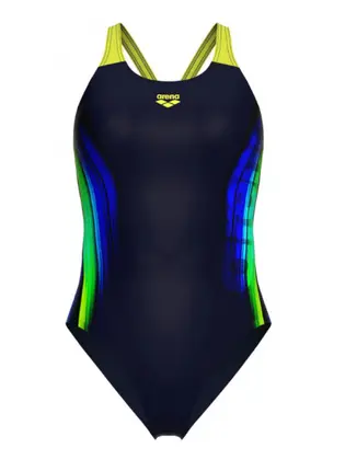 Купальник комплект Arena BREATH SWIMSUIT V BACK LB, синій