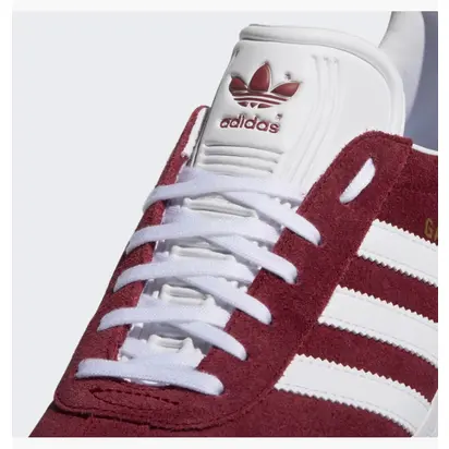 Кросівки Adidas Gazelle, бордовий з білим