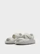 Шльопанці Nike W CALM SANDAL, бежевий