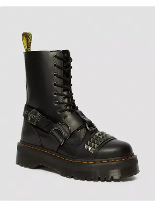 Черевики Dr. Martens Jadon Zip HI Stud Black Smooth
