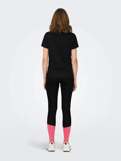 Лосини ONPELLIE HW JRS LEGGINGS KISSED CORAL Only Play L Чорний