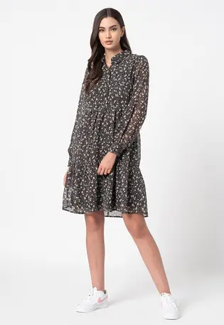 Сукня ONLFREE L/S SHIRT DRESS WVN ONLY S Чорний