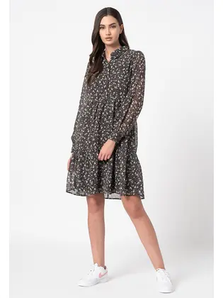 Сукня ONLFREE L/S SHIRT DRESS WVN ONLY S Чорний