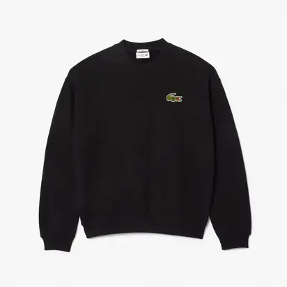 Світшот унісекс Lacoste Loose Fit Badge Black