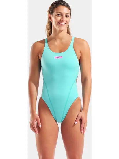 Купальник закритий для жінок Arena TEAM SWIMSUIT SWIM TECH SOLID блакитний