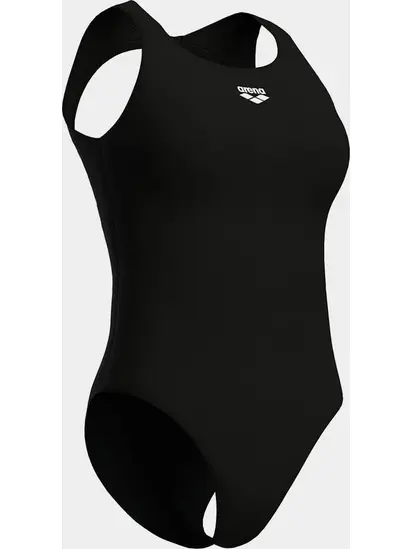 Купальник закритий для жінок Arena O BACK SWIMSUIT SOLID ONE PIEC чорний, білий