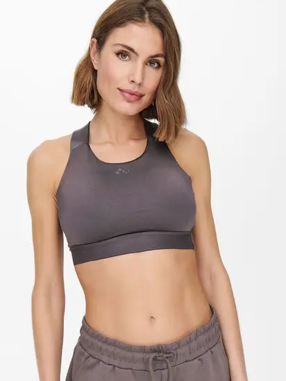 Топ ONPDOLLI SPORTS BRA Only Play M Коричневий