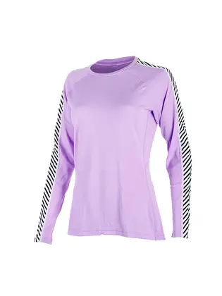 Термокофта HELLY HANSEN LIFA ACTIVE STRIPE CREW, фіолетовий