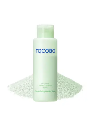 TOCOBO Ензимна пудра на основі цики, чайного дерева та папаїну для глибокого очищення навіть чутливої шкіри, 50г