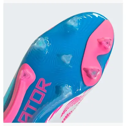 Бутси Adidas Predator Elite Laceless Firm Ground Soccer Cleats White/Pink
