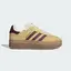 Кросівки Adidas Gazelle Bold, жовтий з бордовим