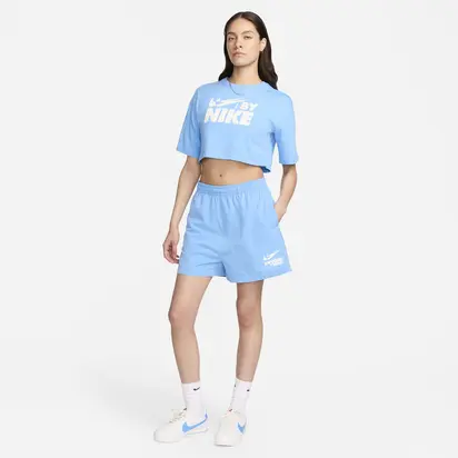 Шорти Nike W NSW WOVEN SHORT GLS, блакитний
