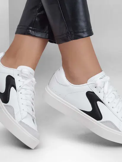 Кеди низькі Skechers жін. 185190 WBK