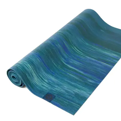 Килимок для йоги Manduka eKO SuperLite Mat Blue Toad Marble 180x61x0.15 см