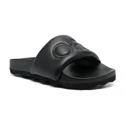 Шльопанці OFF-WHITE BOOKISH LEATHER SPONGE SLIDER