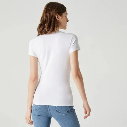 Футболка жіноча Lacoste T-Shirt White 34