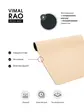 Килимок для йоги каучуковий Vimal Core Beige RAO 183×68×0.5 см