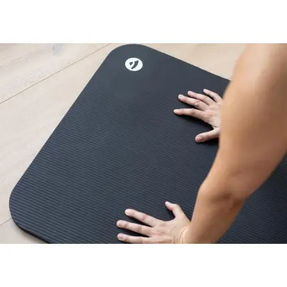 Килимок для фітнесу та пілатесу Bodhi 185x60x1.5 см чорний