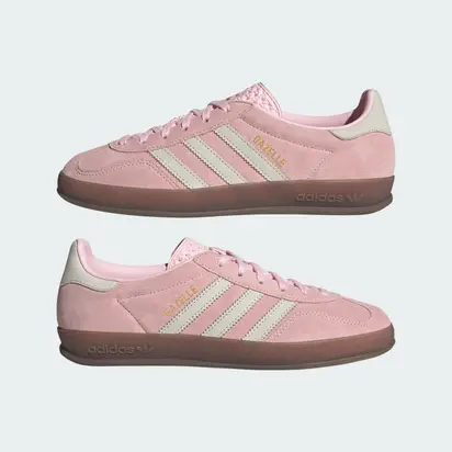 Кросівки Adidas Gazelle Indoor, рожевий з білим
