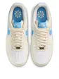 Кросівки Nike W AIR FORCE 1 07 NEXT NATURE, бежевий з блакитним