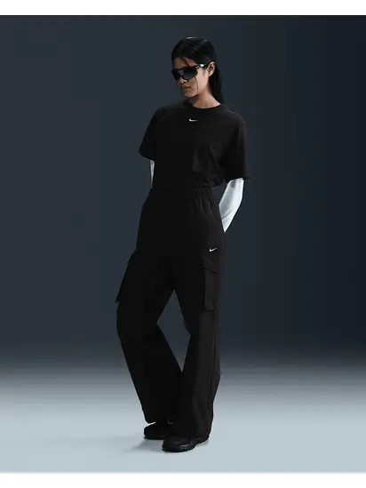 Штани жіночі Nike Sportswear Everything Wovens Black