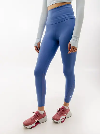 Лосини Nike ONE DF HR 7/8 TIGHT, блакитний