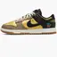 Кросівки Nike Dunk Low Día De Muertos (W), золотистий з чорним