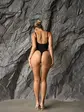 Моделюючий боді з утяжкою в чорному кольорі